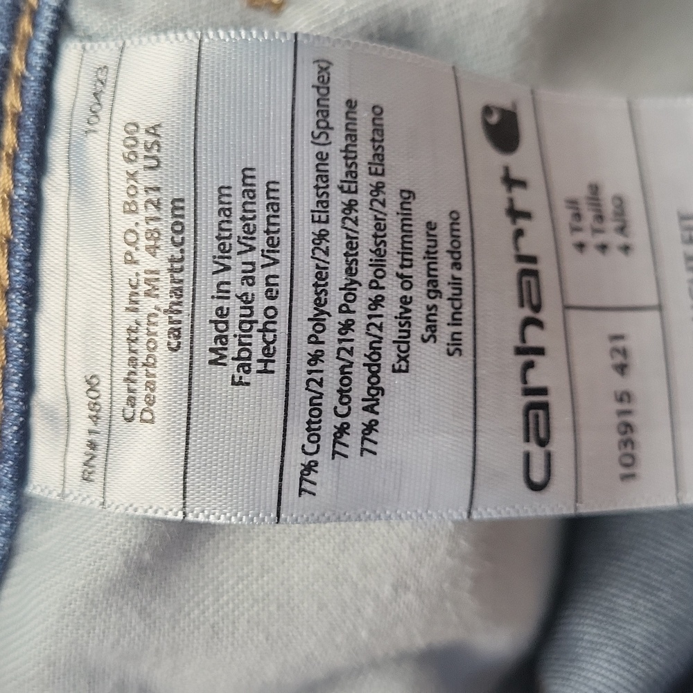 Carhartt Denim Work Pants - Picture 10 of 10